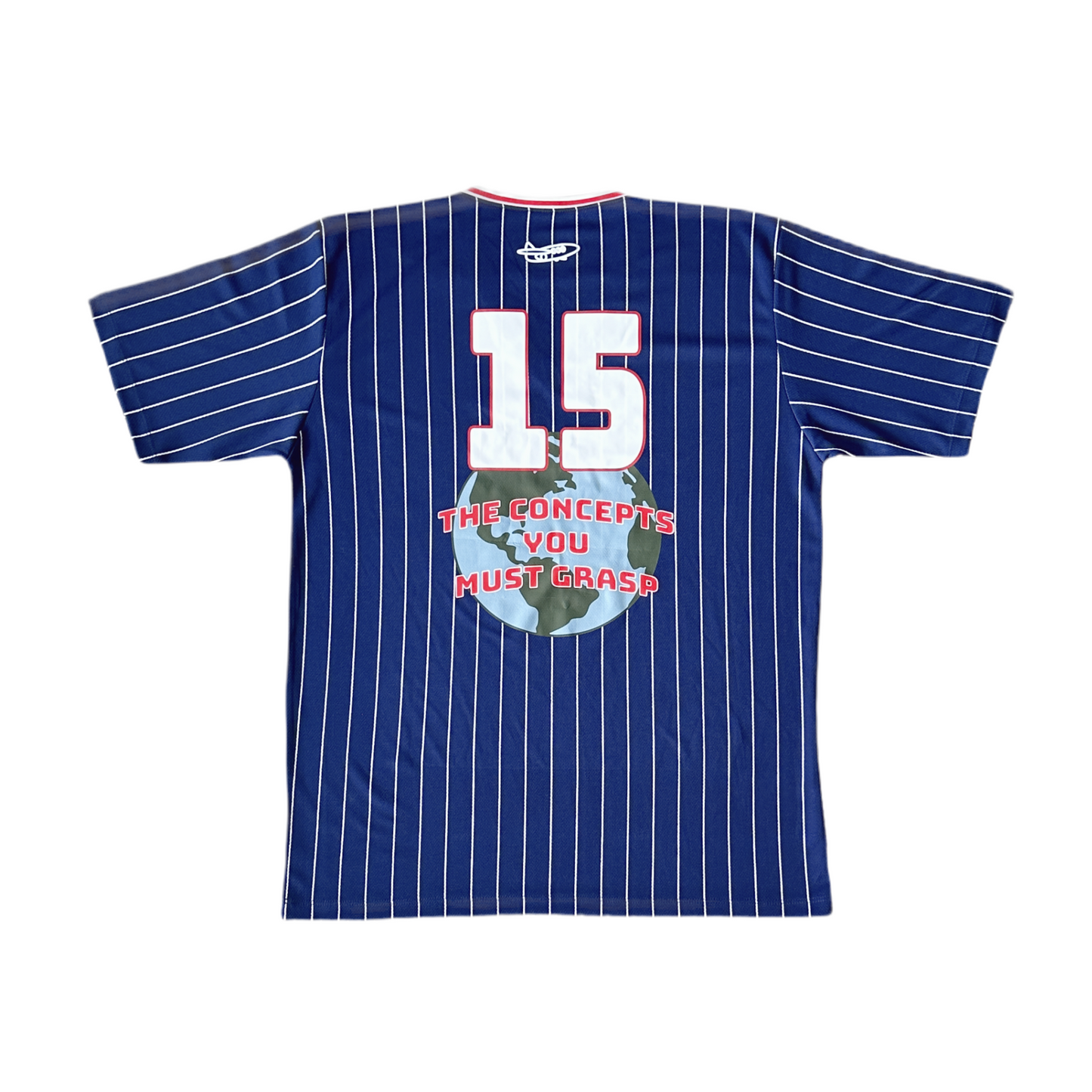 Pinstripe Exhibition Jersey - Navy Blue