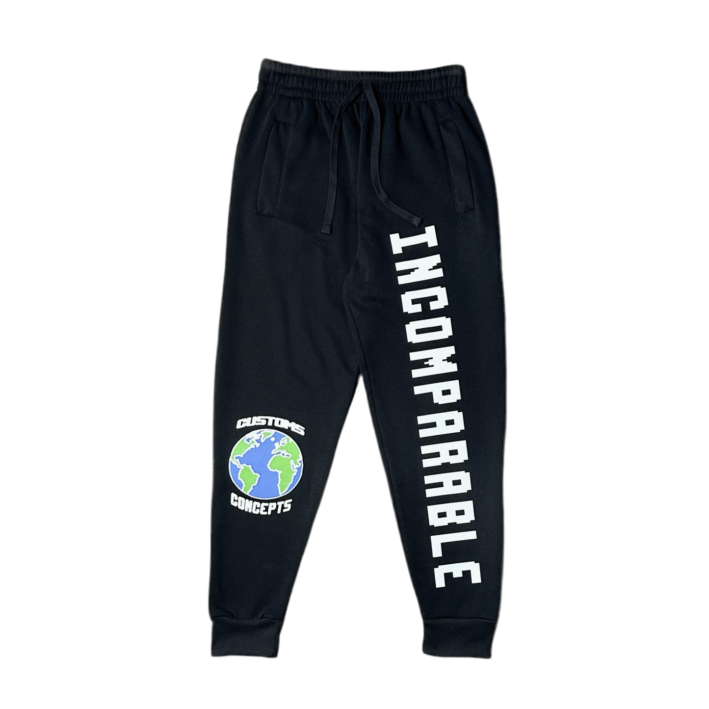 Incomparable 8-Bit Joggers - Black