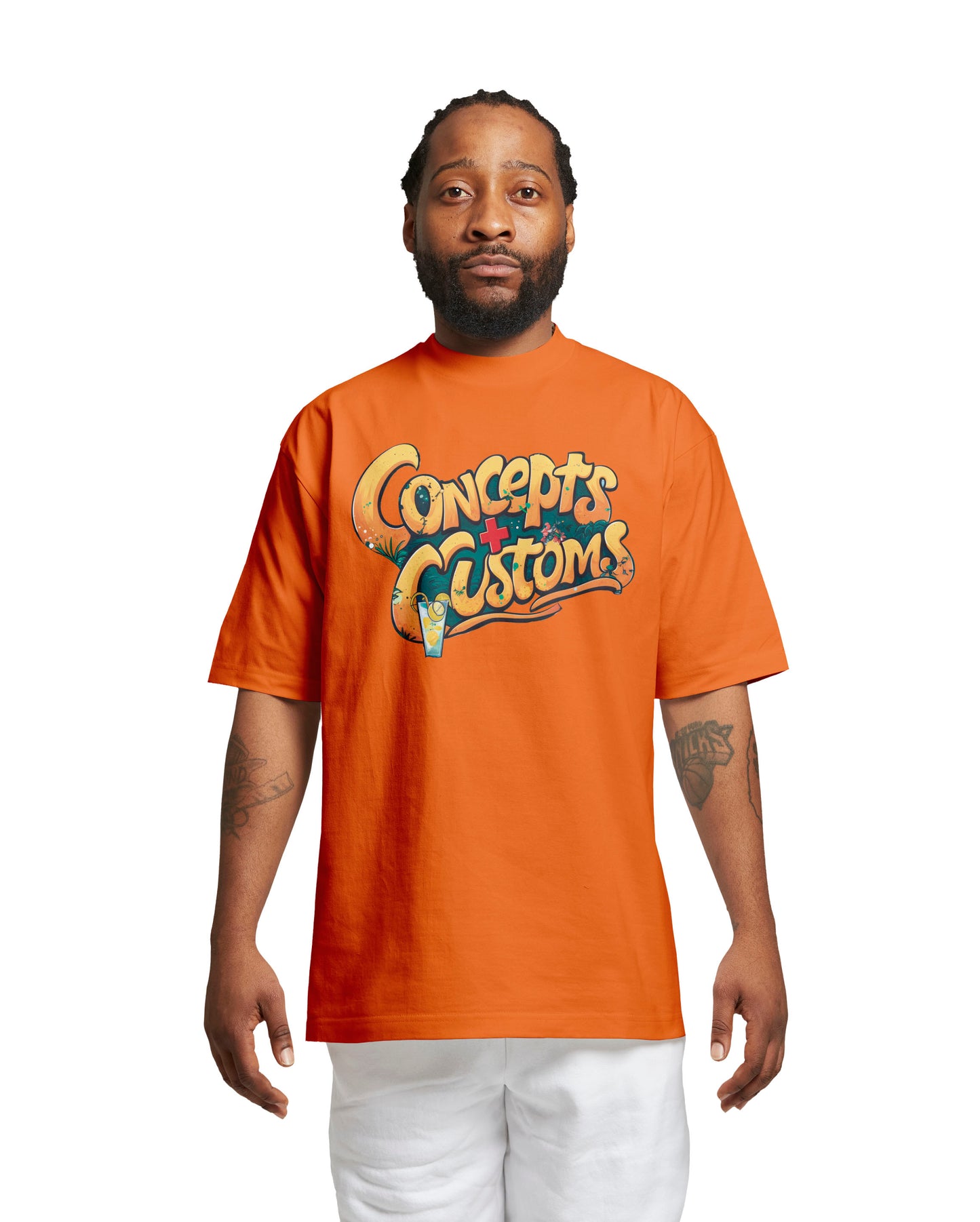 Exotic Escape Tee - Mandarin Orange