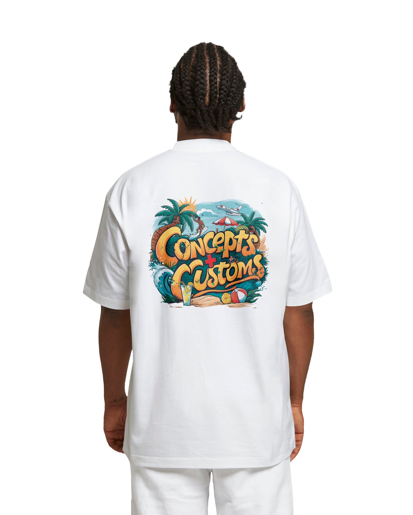 Exotic Escape Tee - White Sand