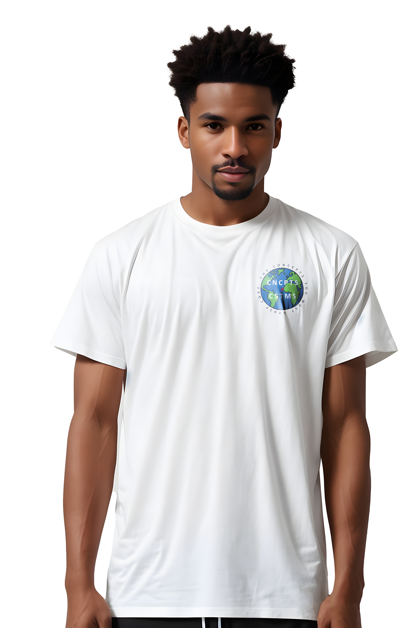 Super Global Tee (Puff) - White