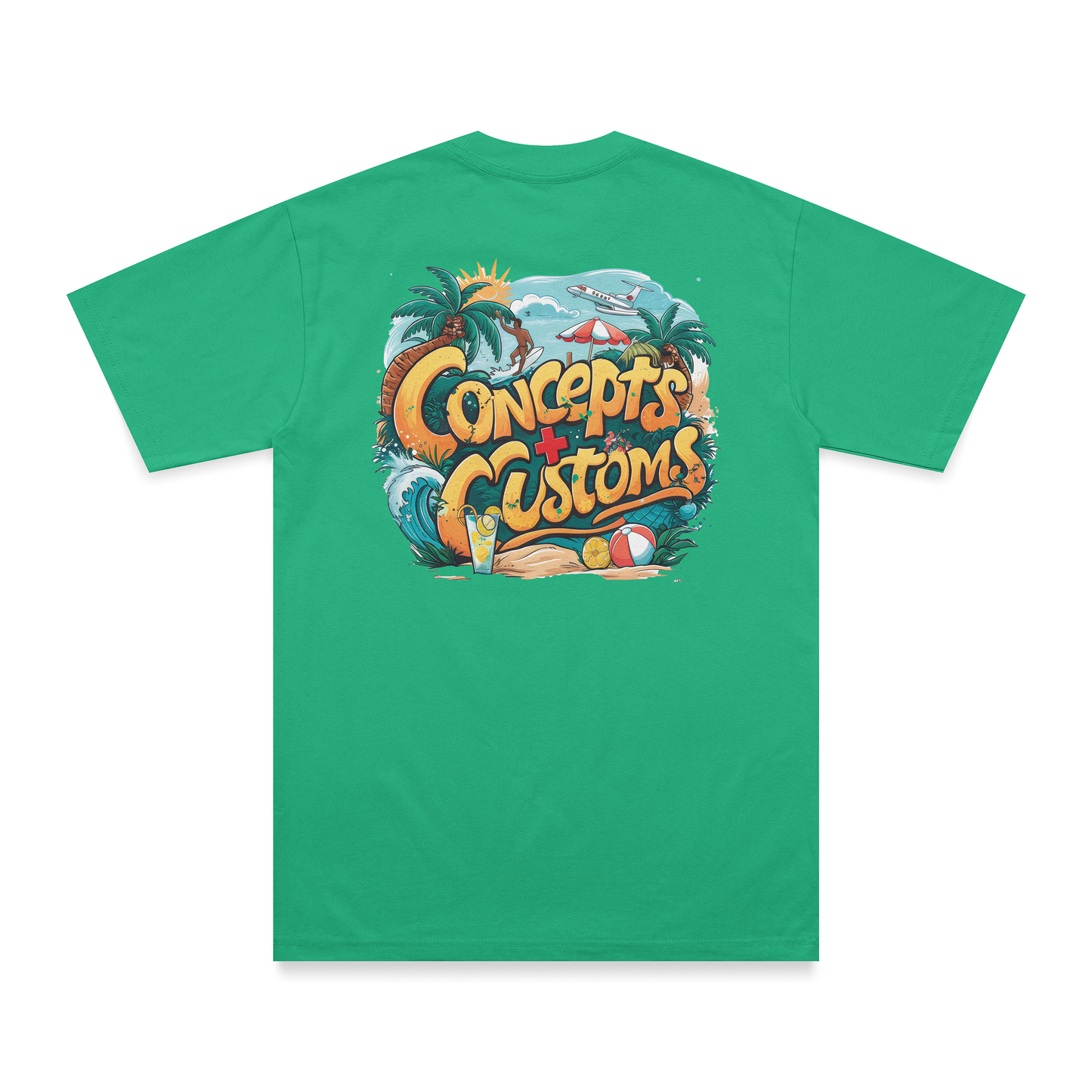 Exotic Escape Tee - Lucky Green