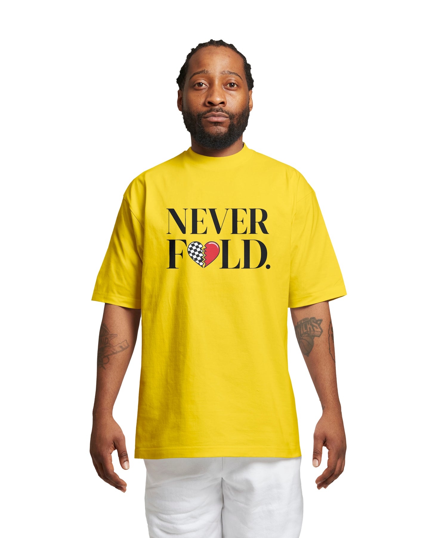 Never Fold Tee - Yellow