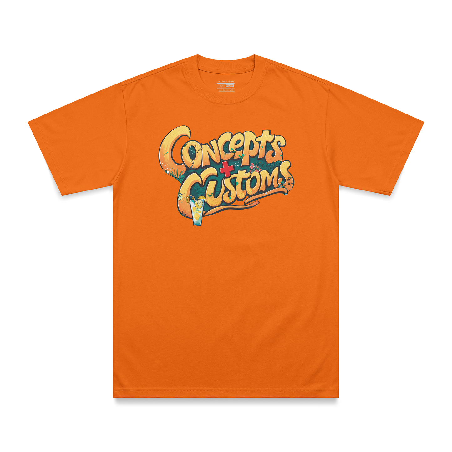 Exotic Escape Tee - Mandarin Orange