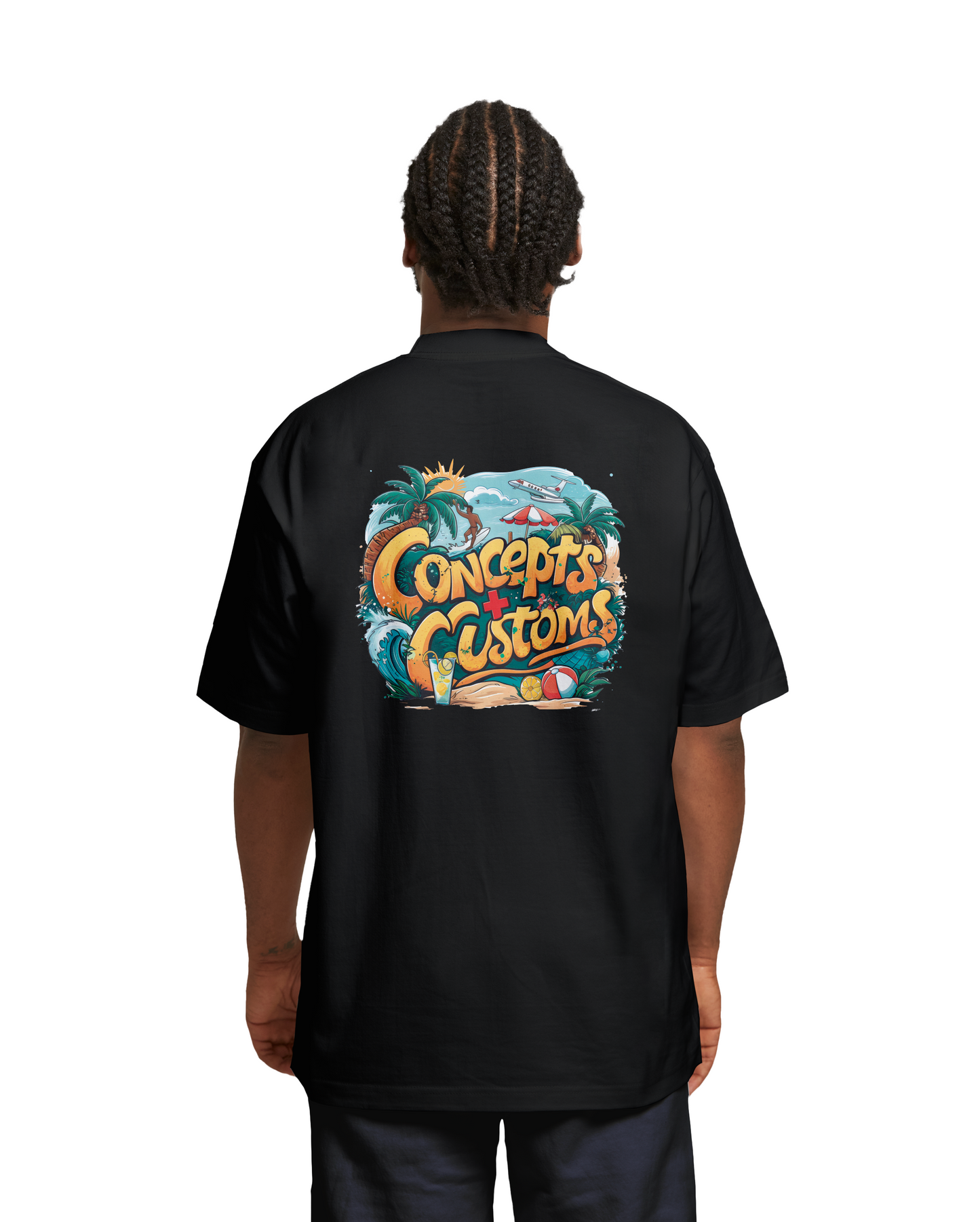 Exotic Escape Tee - Jet Black