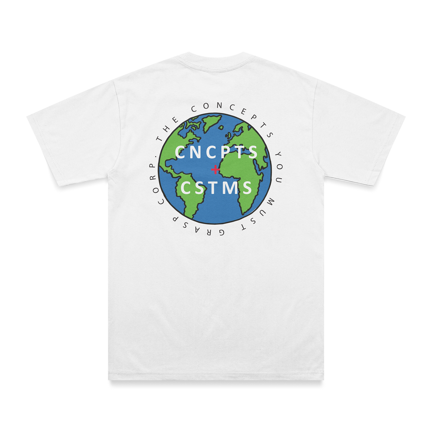 Super Global Tee (Puff) - White