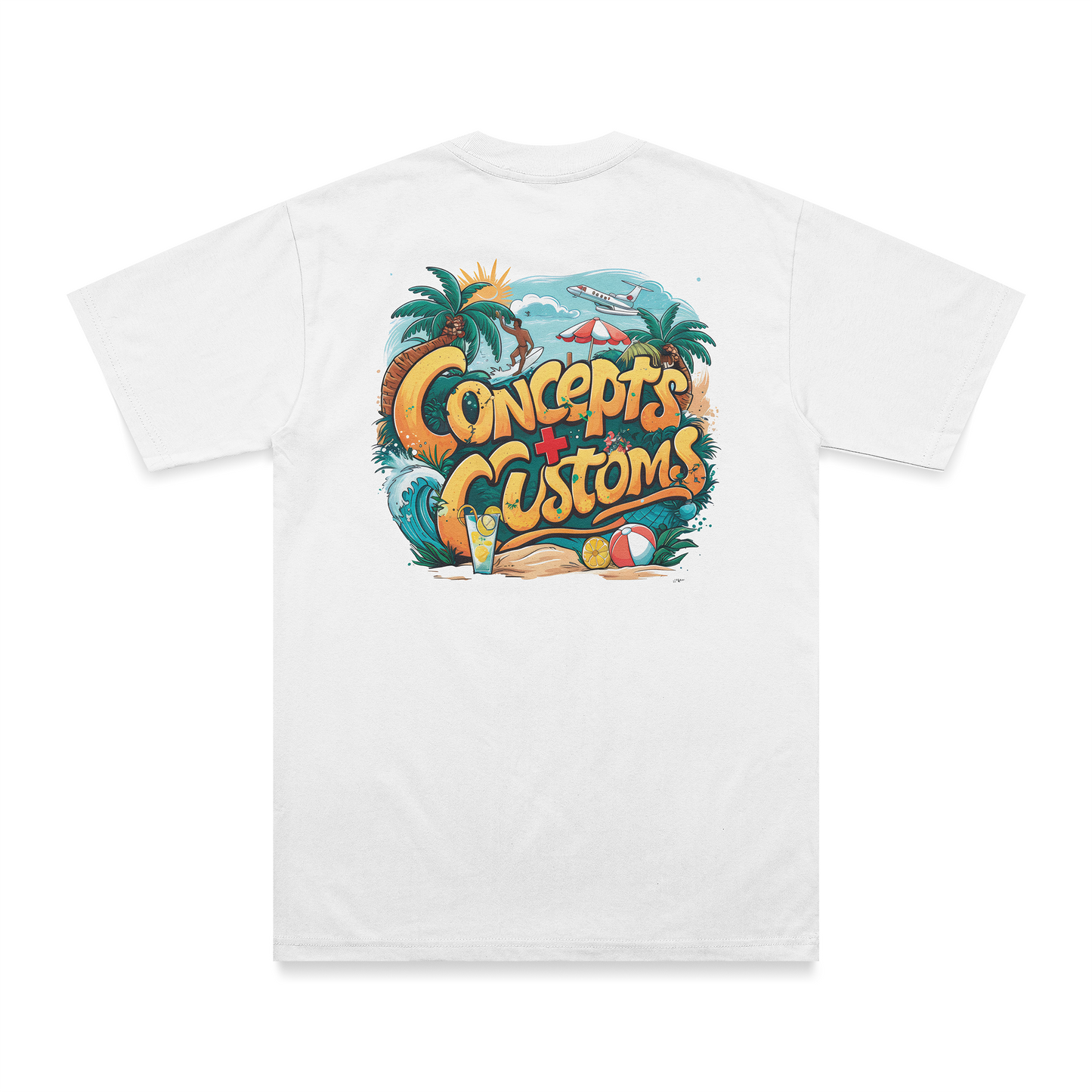 Exotic Escape Tee - White Sand