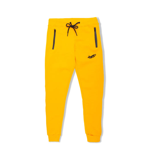 Crew Fleece Jogger Yellow Front